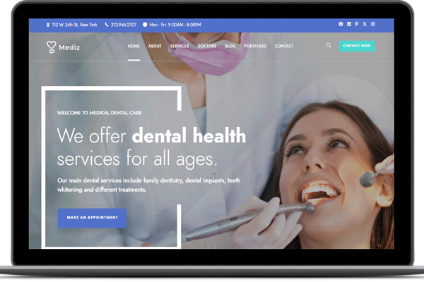 Sitio web para profesionales independientes con SEO optimizado